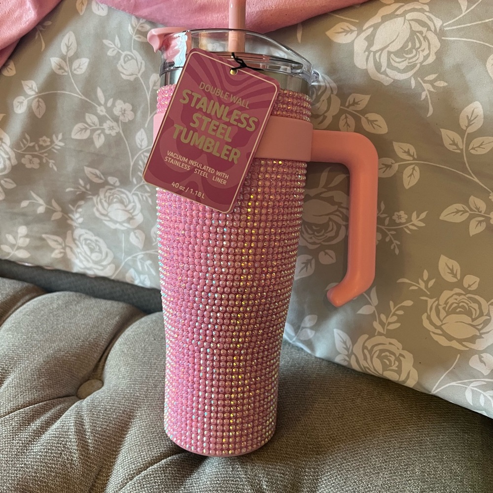 Diamond Pink Travel Mug